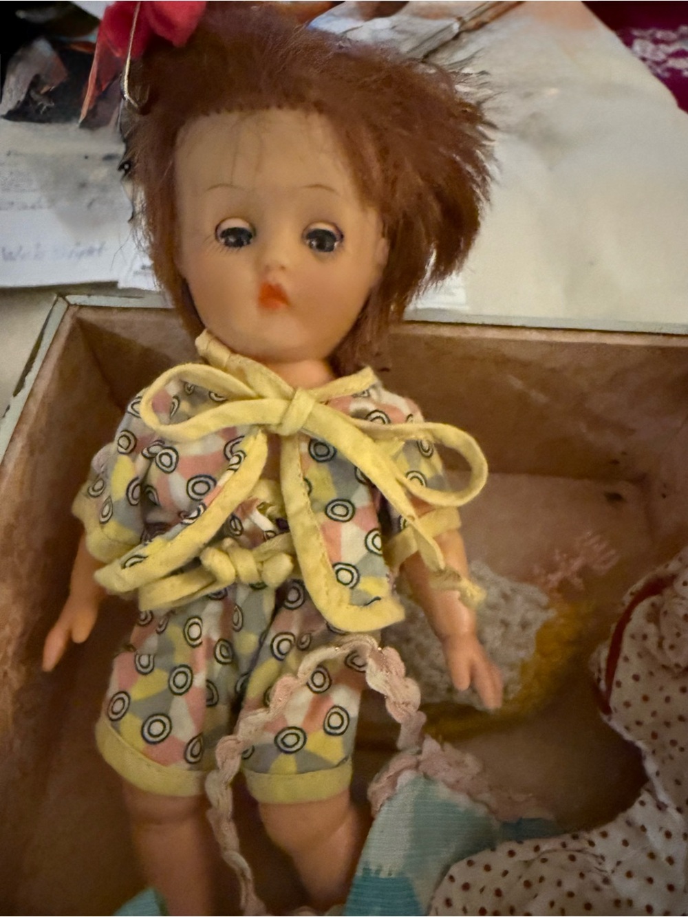 1950s doll and trunk